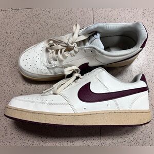 Nike Court Vision Next Nature Sail/Beetroot Men’s size 11 Shoes